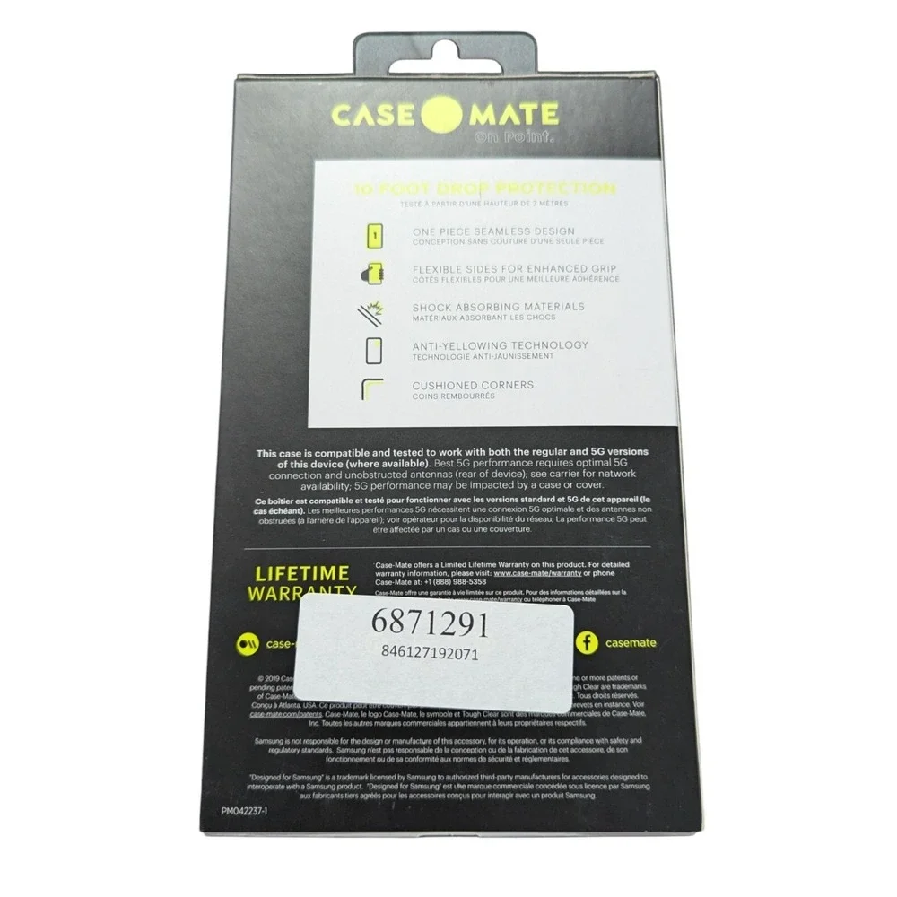 F1. Case-Mate Tough Clear Case For Samsung Galaxy S20+ PLUS (ONLY)‎ ULTRA CLEAR